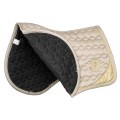 20410042 Czaprak EQ.QUEEN Milan Bamboo 25AW taupe VS detail.jpg