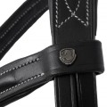 Ogłowie EQ QUEEN Electra anatomiczne black detal logo.jpg