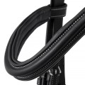 Ogłowie EQ QUEEN Firebird black detal naczółek.jpg